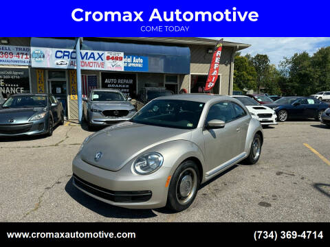 2012 Volkswagen Beetle for sale at Cromax Automotive in Ann Arbor MI