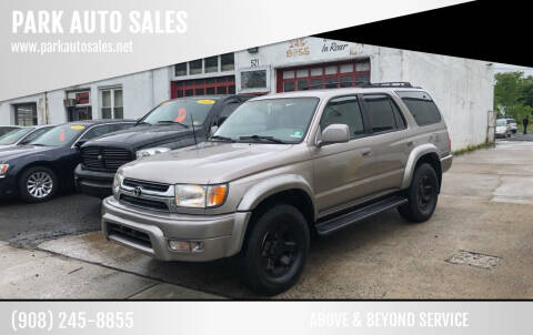 2002 Toyota 4Runner for sale at PARK AUTO SALES in Roselle NJ