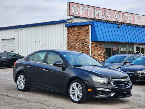 2015 Chevrolet Cruze for sale at Optimus Auto in Omaha NE
