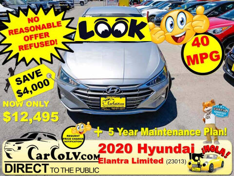 2020 Hyundai Elantra for sale at The Car Company - No Reasonable Offer Refused in Las Vegas NV