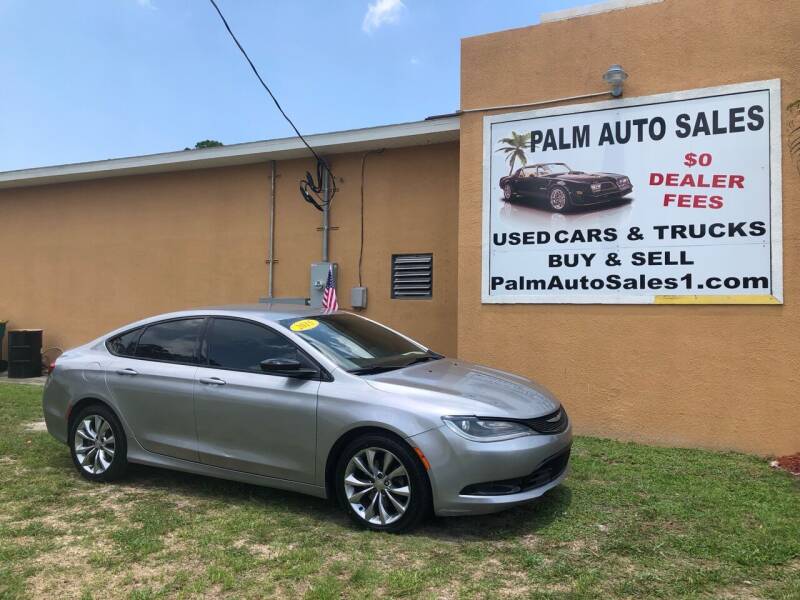 2015 Chrysler 200 for sale at Palm Auto Sales in West Melbourne FL