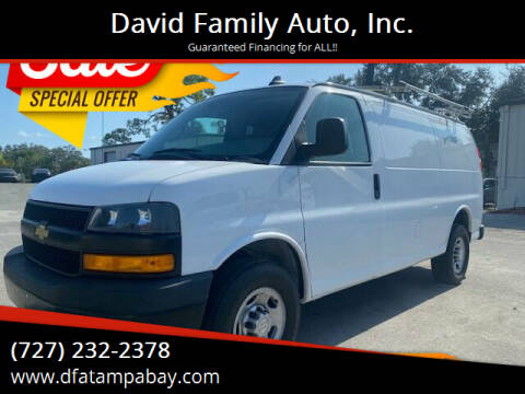 2019 Chevrolet Express for sale at David Family Auto, Inc. in New Port Richey FL