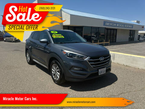 2018 Hyundai Tucson for sale at Miracle Motor Cars Inc. in Victorville CA