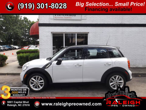 2013 MINI Countryman for sale at Raleigh Pre-Owned in Raleigh NC