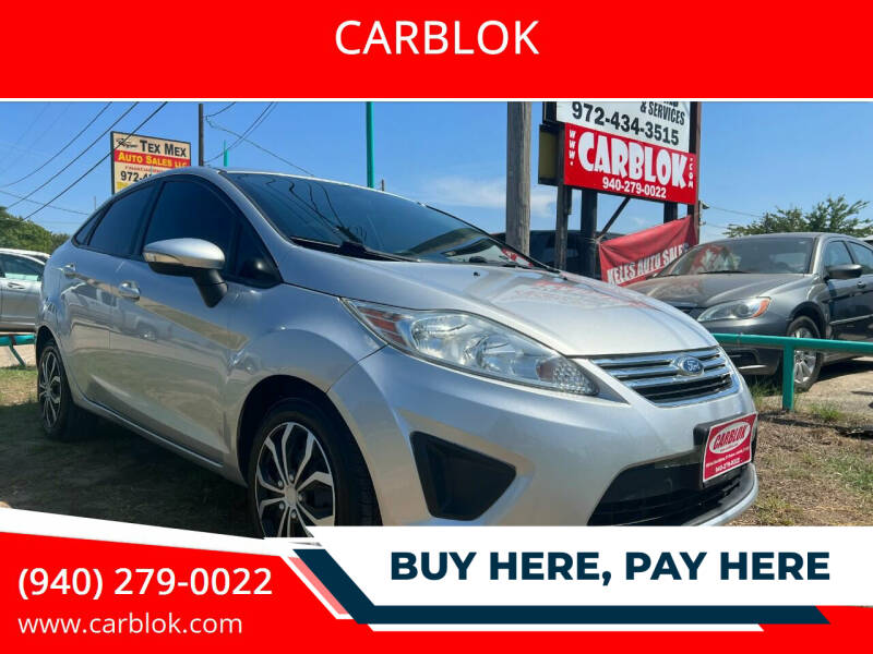 2013 Ford Fiesta for sale at CARBLOK in Lewisville TX