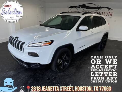 2018 Jeep Cherokee for sale at Auto Selection Inc. in Houston TX