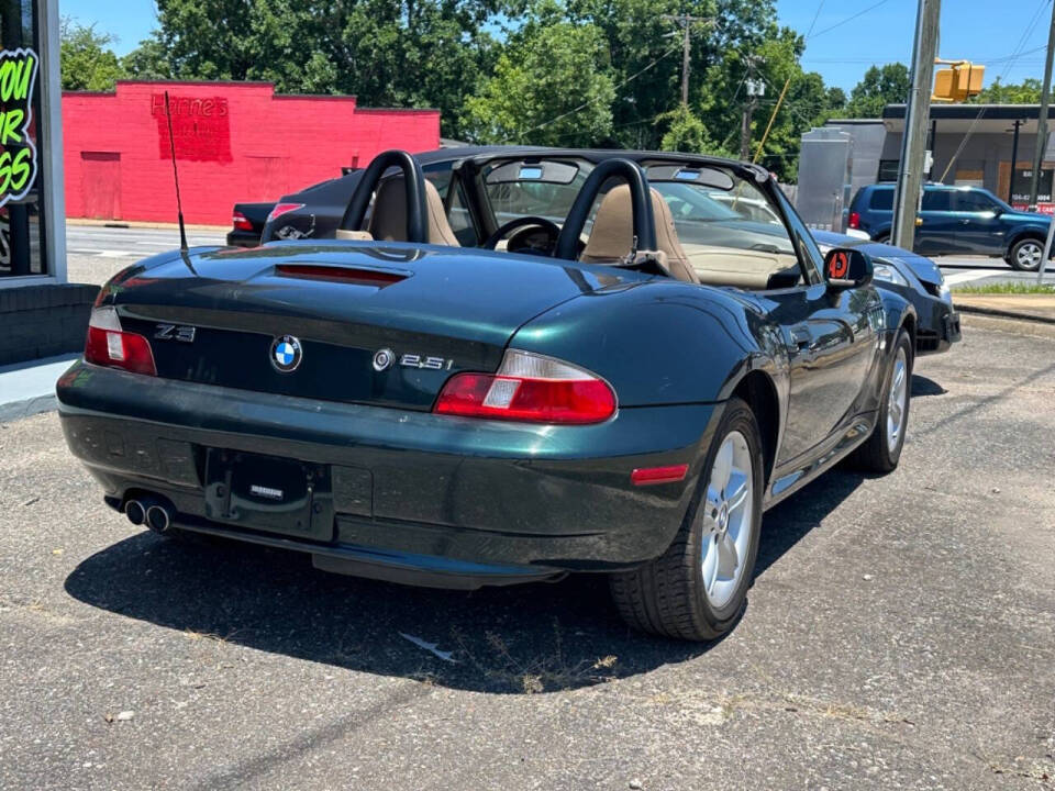 2001 BMW Z3 for sale at Wild Horses Auto Sales in Gastonia, NC