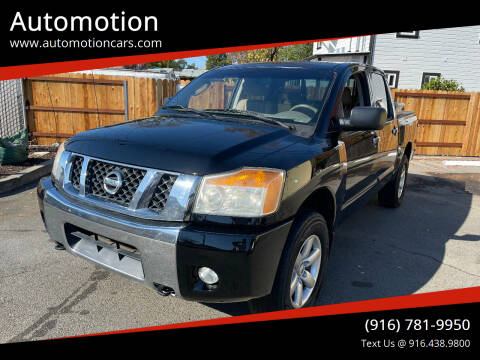 2010 Nissan Titan for sale at Automotion in Roseville CA