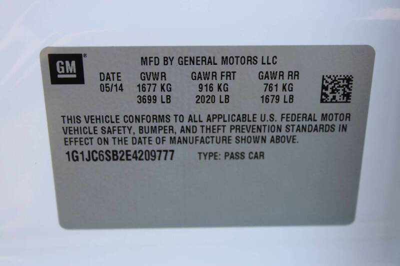 2014 Chevrolet Sonic LT Auto