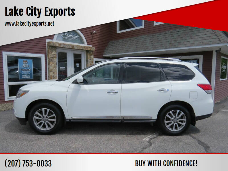 2016 Nissan Pathfinder for sale at Lake City Exports in Auburn ME