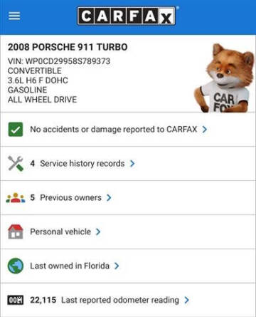 2008 Porsche 911 Turbo