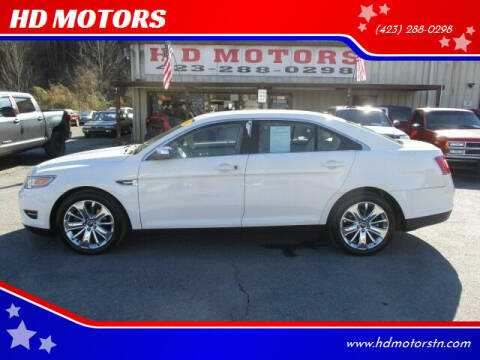 2010 Ford Taurus for sale at HD MOTORS in Kingsport TN