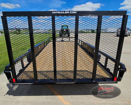 2026 H&H Trailers 82x16 Rail Side