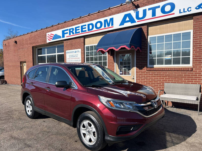 2015 Honda CR-V for sale at FREEDOM AUTO LLC in Wilkesboro NC