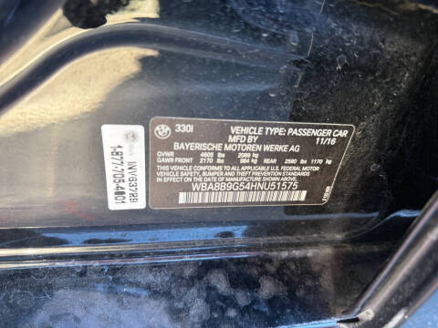 2017 BMW 3 Series 330i