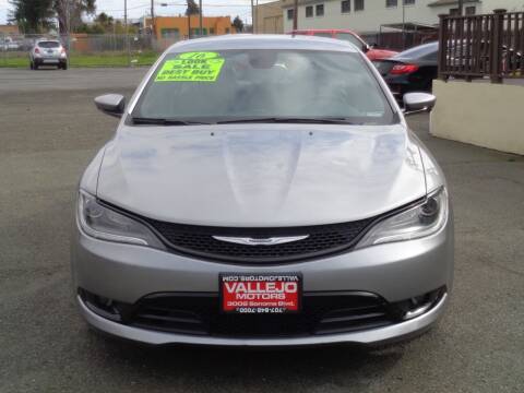 2016 Chrysler 200 for sale at Vallejo Motors in Vallejo CA