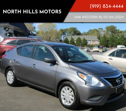2017 Nissan Versa for sale at NORTH HILLS MOTORS in Raleigh NC
