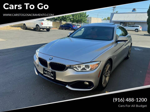 2017 BMW 4 Series for sale at Cars To Go in Sacramento CA