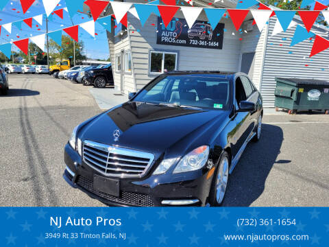2012 Mercedes-Benz E-Class for sale at NJ Auto Pros in Tinton Falls NJ