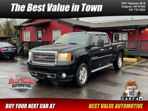 2011 GMC Sierra 2500HD for sale at Best Value Automotive in Eugene OR