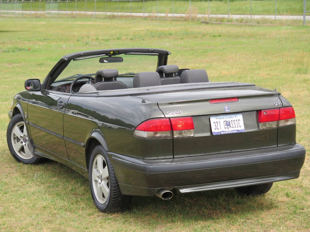 Green 2003 Saab 9-3 SE Convertible 2dr SE Turbo Convertible 2
