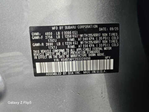 2025 Subaru Outback Premium