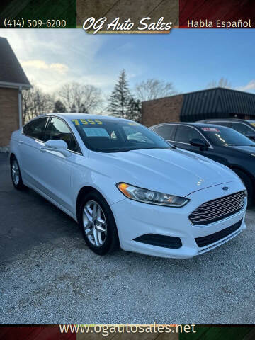 2013 Ford Fusion for sale at OG Auto Sales in Milwaukee WI