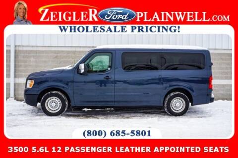 2016 Nissan NV for sale at Zeigler Ford of Plainwell- Jeff Bishop - Zeigler Ford of Lowell in Lowell MI