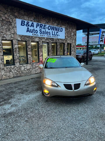 2005 Pontiac Grand Prix for sale at B & A Pre Owned Auto Sales LLC in Parkersburg WV