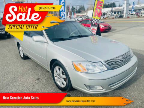 2001 Toyota Avalon for sale at New Creation Auto Sales in Everett WA