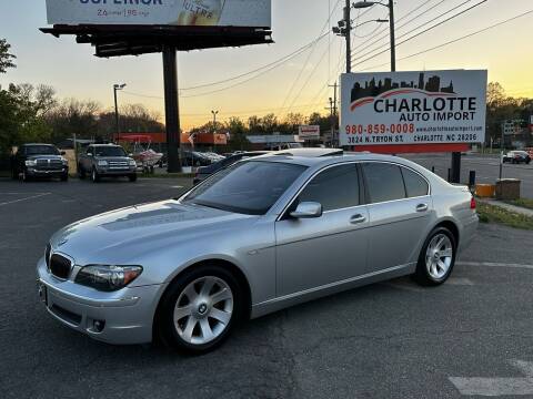 2007 BMW 7 Series for sale at Charlotte Auto Import in Charlotte NC