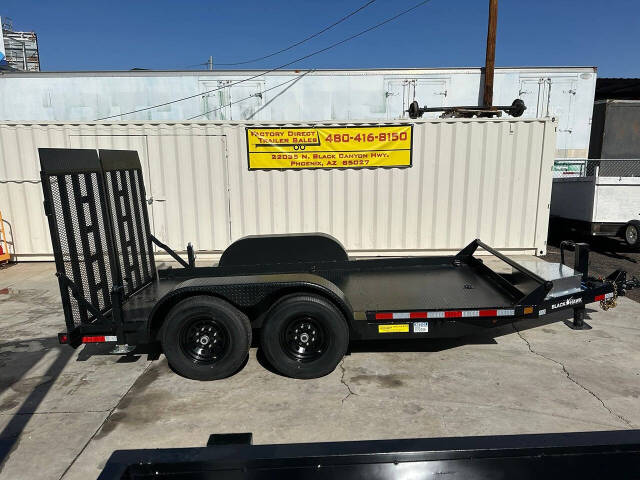 Black Hawk 7 X 14 TANDEM AXLE SCISSOR LIFT / BOBCAT / CAR TRAILER Image