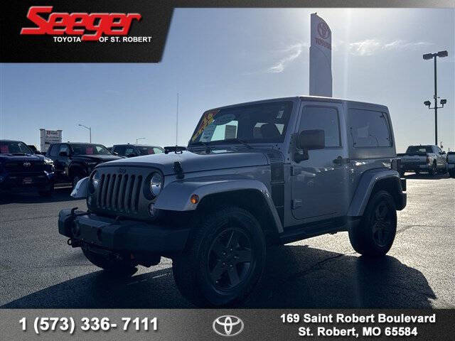 2016 Jeep Wrangler for sale at SEEGER TOYOTA OF ST ROBERT in Saint Robert MO