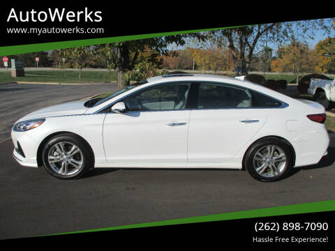 2018 Hyundai Sonata for sale at AutoWerks in Sturtevant WI