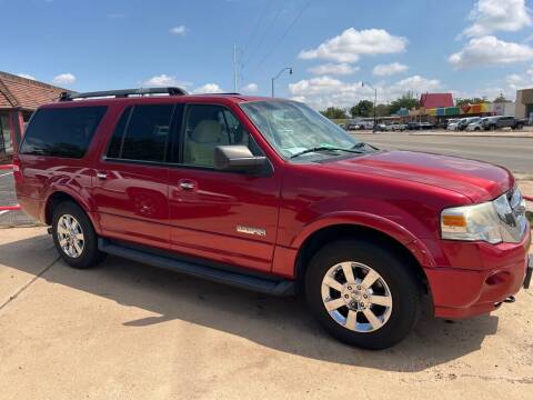 2008 Ford Expedition EL for sale at KD Motors in Lubbock TX