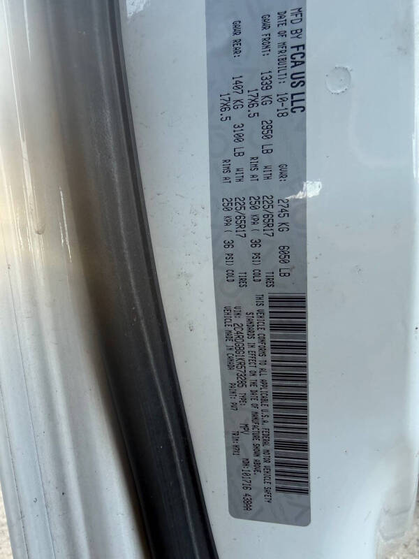 2019 Dodge Grand Caravan SE