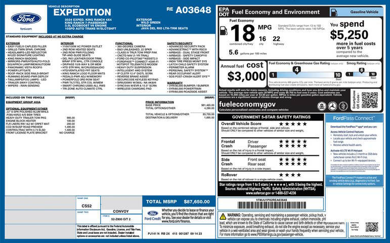 2024 Ford Expedition King Ranch