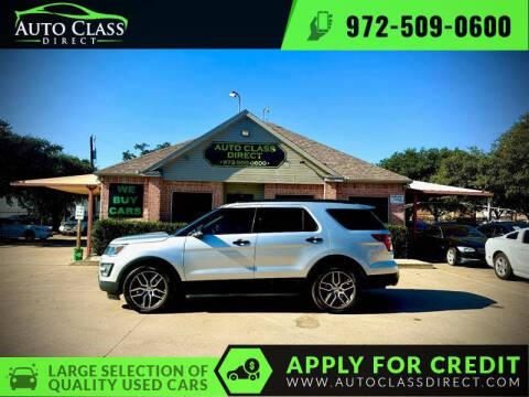 2016 Ford Explorer for sale at Auto Class Direct in Plano TX