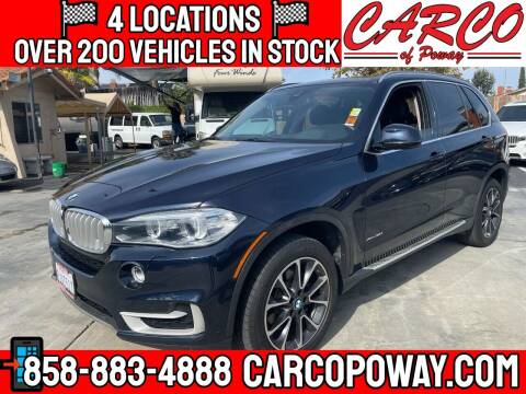 2016 BMW X5 for sale at CARCO OF POWAY in Poway CA