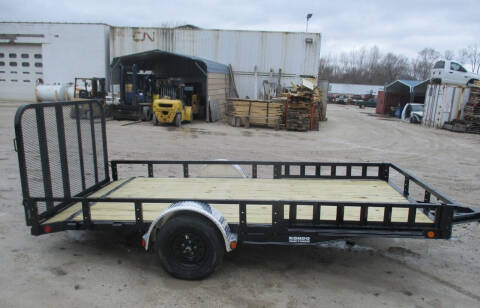 2022 PJ 83 IN X 14 FT UTILITY TRAILER for sale at G T AUTO PLAZA Inc in Pearl City IL