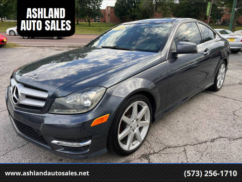 2013 Mercedes-Benz C-Class for sale at ASHLAND AUTO SALES in Columbia MO