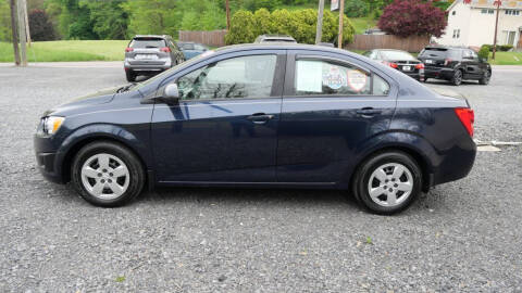 2016 Chevrolet Sonic for sale at RJ McGlynn Auto Exchange in West Nanticoke PA