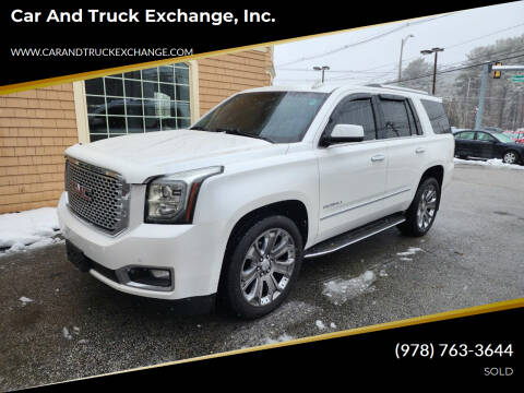 2016 GMC Yukon for sale at Car and Truck Exchange, Inc. in Rowley MA