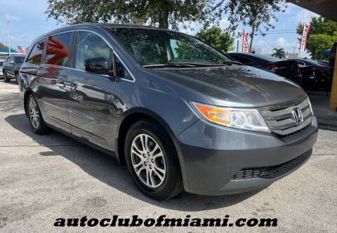 2013 Honda Odyssey for sale at AUTO CLUB OF MIAMI, INC in Miami FL