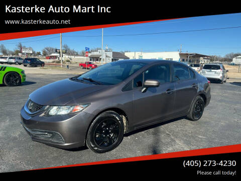 2015 Honda Civic for sale at Kasterke Auto Mart Inc in Shawnee OK
