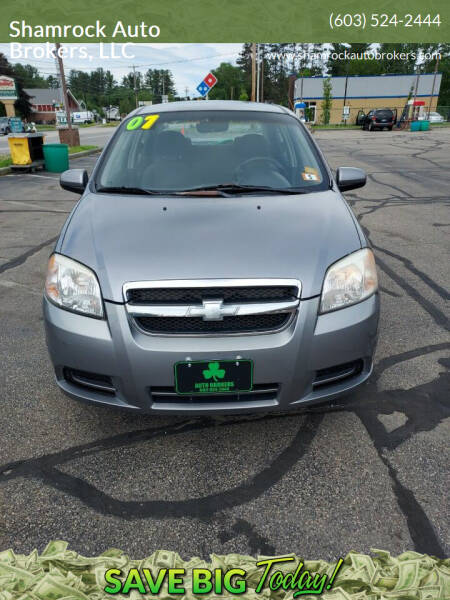 2007 Chevrolet Aveo for sale at Shamrock Auto Brokers, LLC in Belmont NH