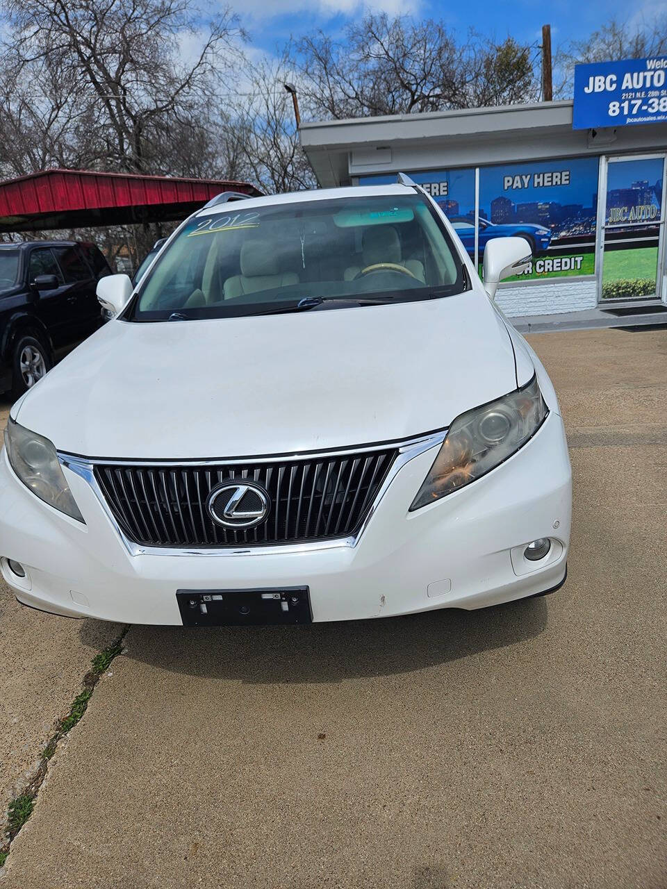 2012 Lexus RX 350 for sale at JBC Auto Sales in Fort Worth, TX