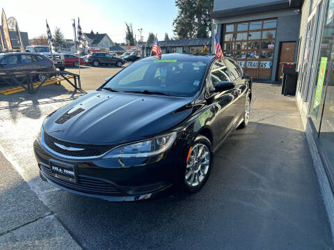 2015 Chrysler 200 for sale at DEL TORO AUTO SALES in Auburn WA