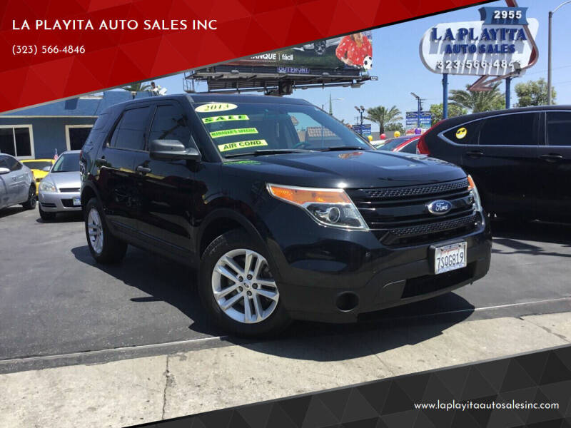 2013 Ford Explorer for sale at LA PLAYITA AUTO SALES INC in South Gate CA