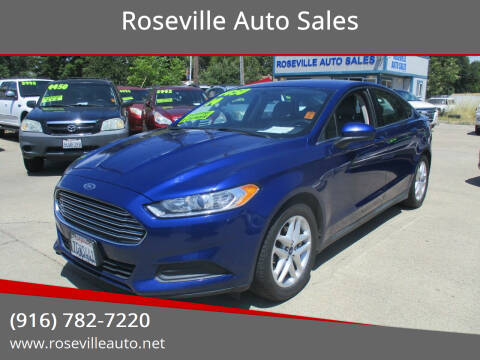 2014 Ford Fusion for sale at Roseville Auto Sales in Roseville CA